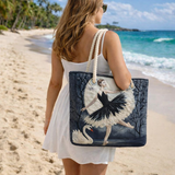 Bolsa de Playa Hecha a Mano | Bailarina Elegante