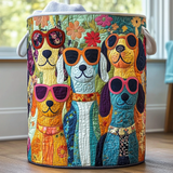 Perros Felices | Cesta de Ropa Hecha a Mano